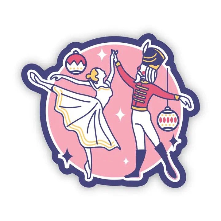 0793 Nutcracker Pas De Deux Sticker