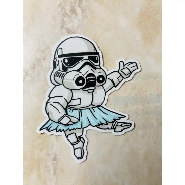 0287 Space Dancer Vinyl Sticker