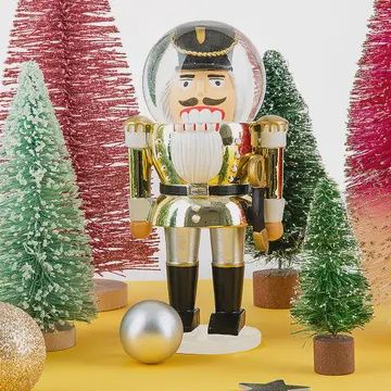 Nutcracker Snow Globe