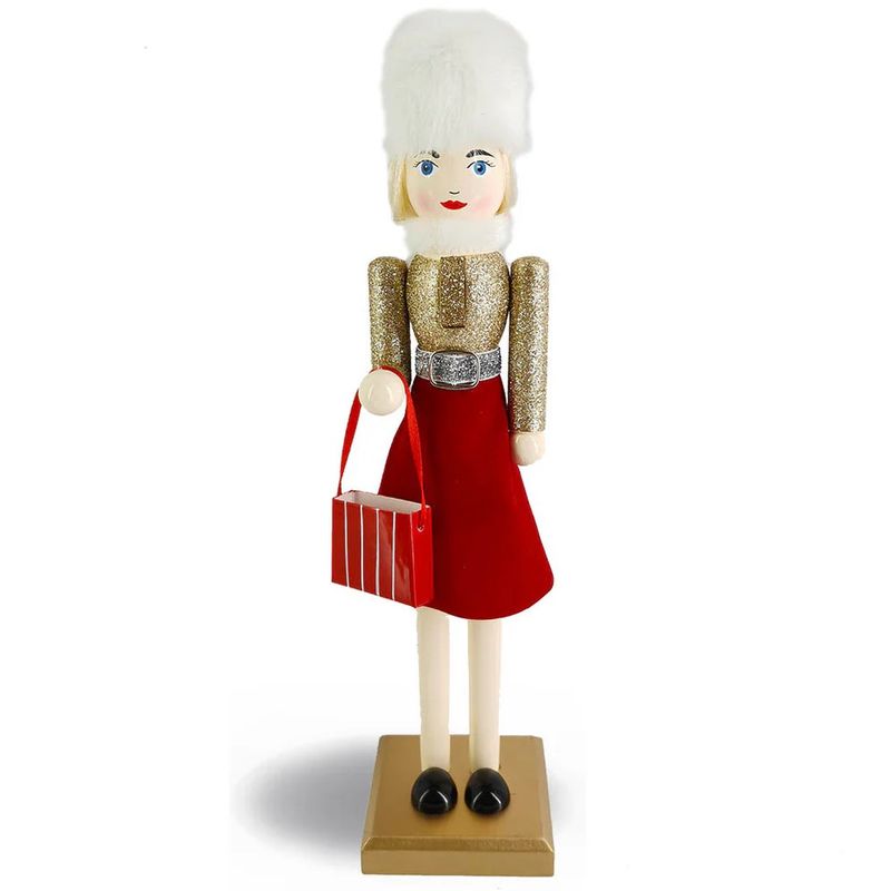 N1219 Shopper Girl Nutcracker