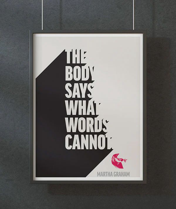 The Body Says Poster