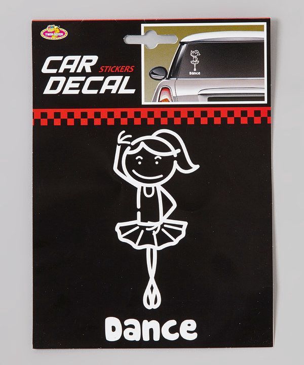 Ballerina Car Decal