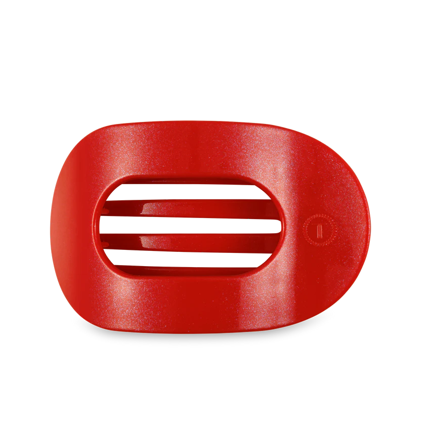 Teleties Flat Round Clip Large, Color: Rudolph Red