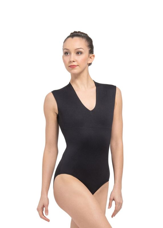 Angeles Tank Leotard, Color: Black, Size: Small