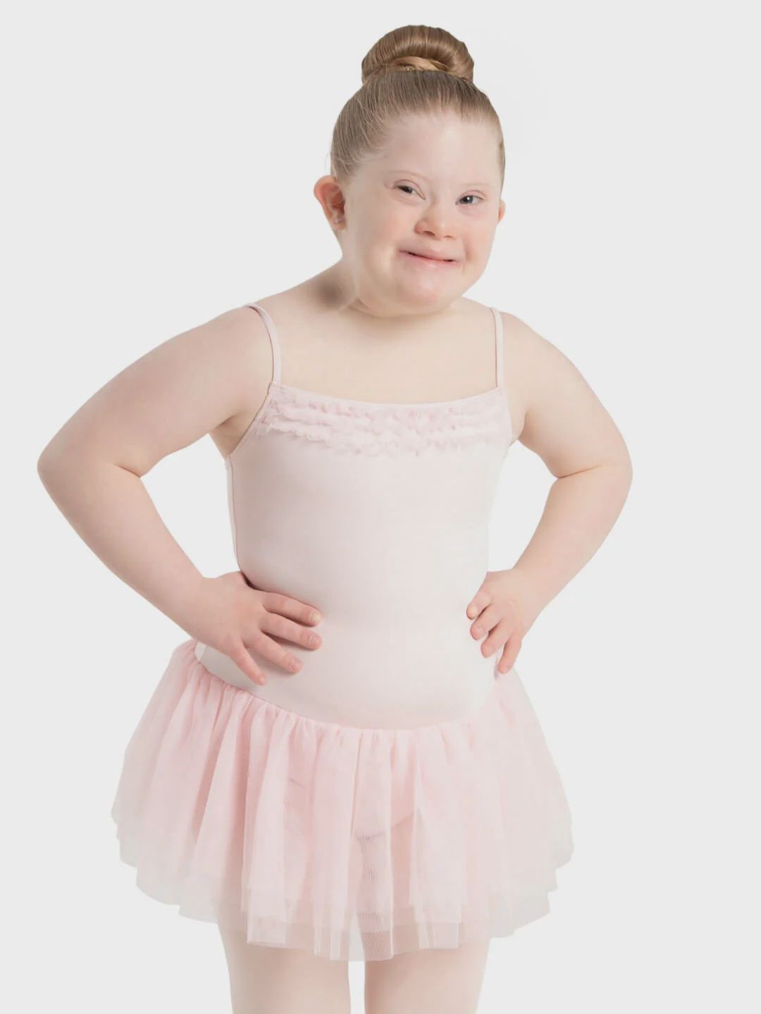 11307c Ruffle Yoke Tutu Dress