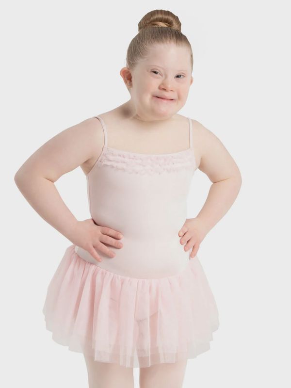 11307c Ruffle Yoke Tutu Dress