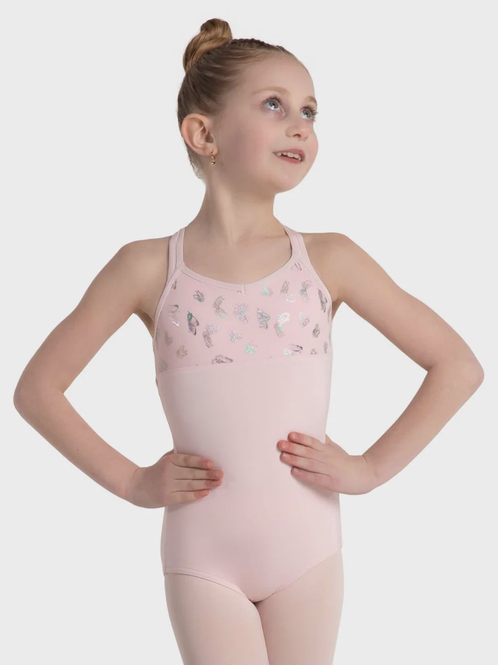 12062C Yara Cami Leotard, Color: Pink, Size: Medium (8-10)