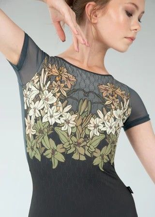DA1999 BLACK LABEL - Deana Cap Sleeve Leotard