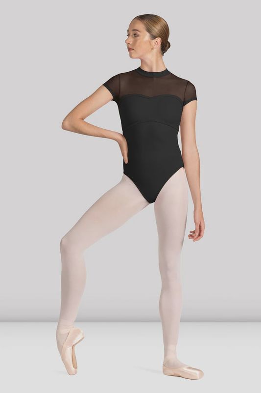 M5104LM Braid Cap Sleeve Leotard