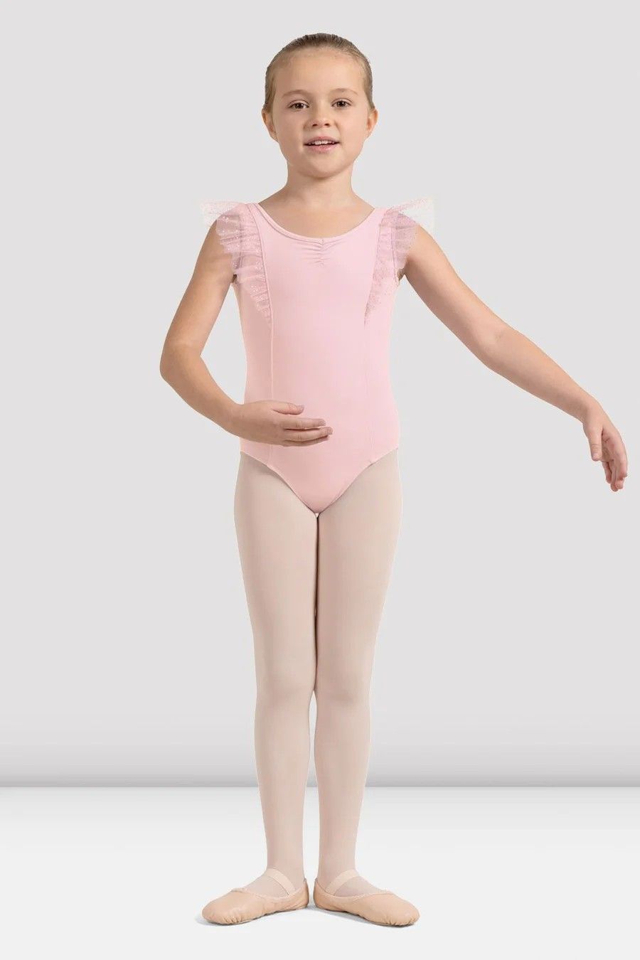 M488C V Frill Tank Leotard