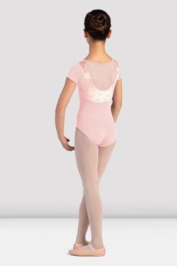 CL4142 Velvet Cap Sleeve Leotard