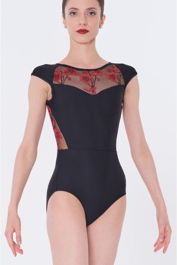 Muscari Cap Sleeve Leotard