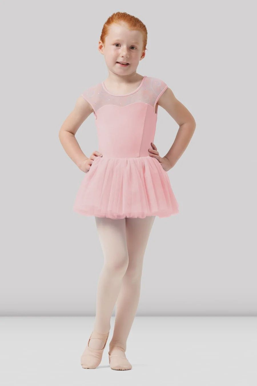 M1557C Cap Sleeve Tutu Leotard