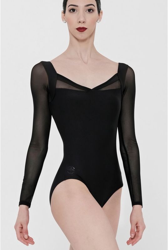 LEO043 Lavande Long Sleeve Leotard