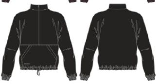 0410N Blaze Jacket with Sauna Effect, Color: Black, Size: XS