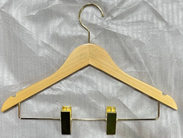 Glam&#39;r Gear Natural Solid Wooden Hangers