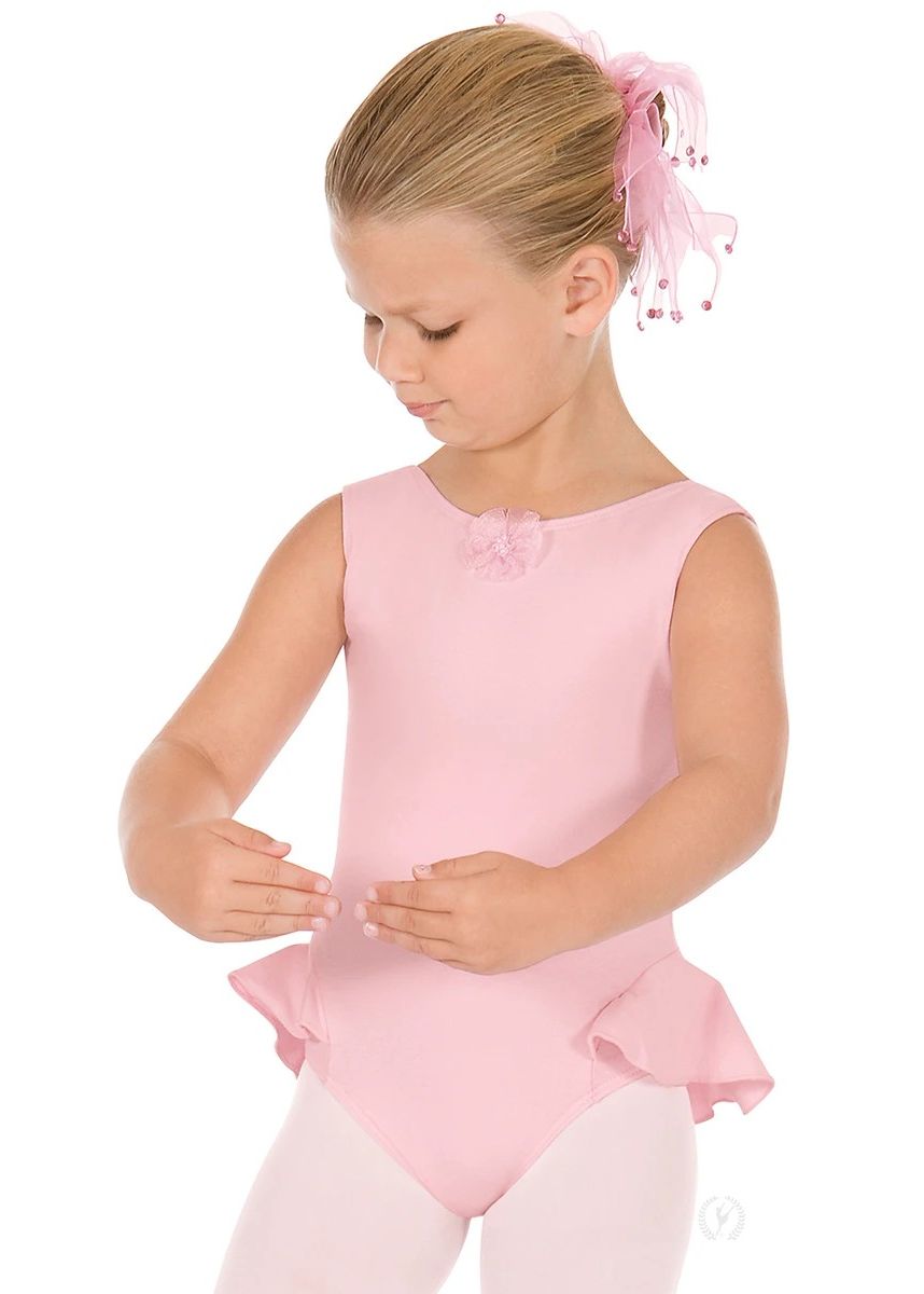 1703 Flutter Skirt Leotard, Color: PNK, Size: S