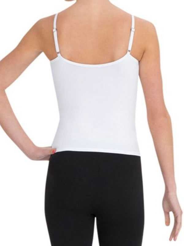 TB103 Adult Team Basics Cami, Color: WHT, Size: Medium