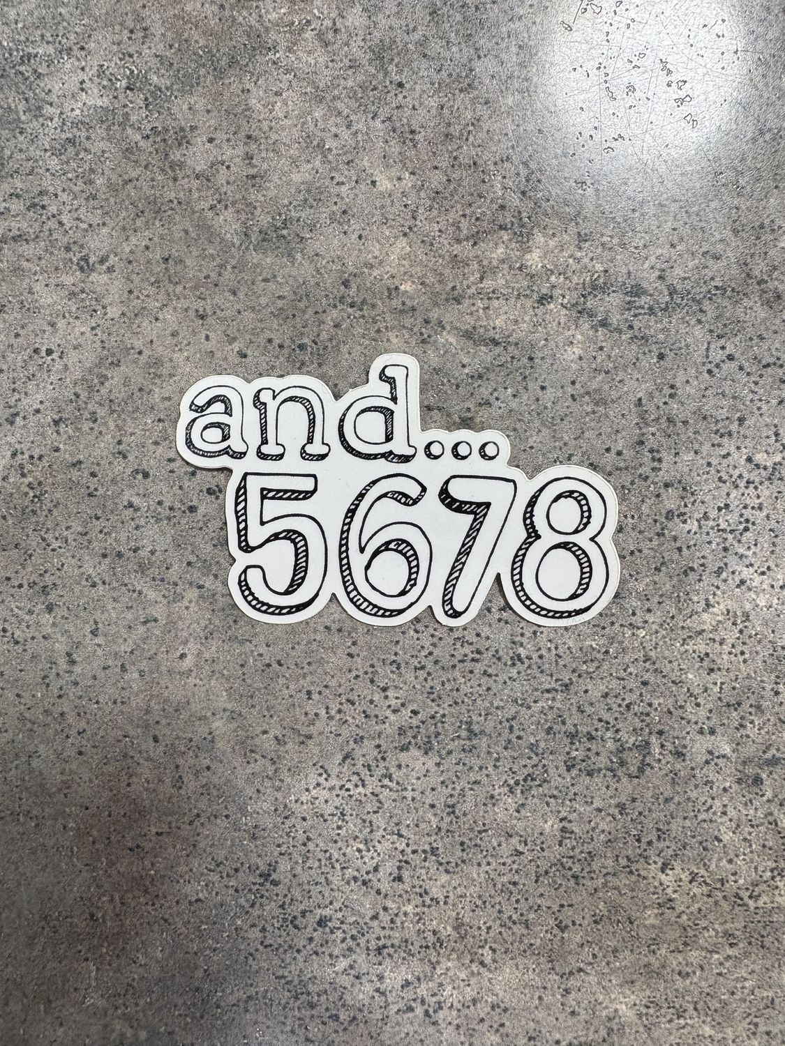 5678 Sticker
