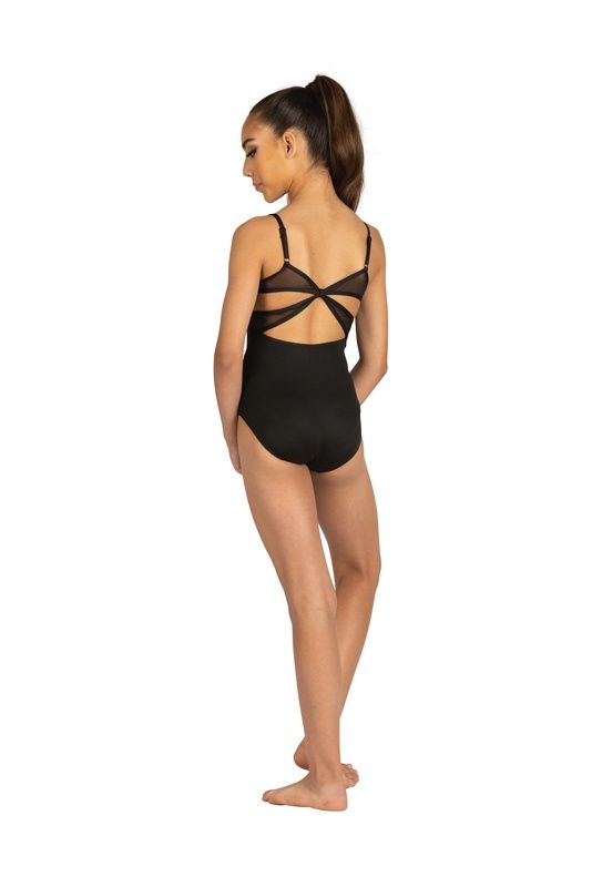 25133a Gemma Camisole Leotard, Color: Black, Size: Petite (XS)