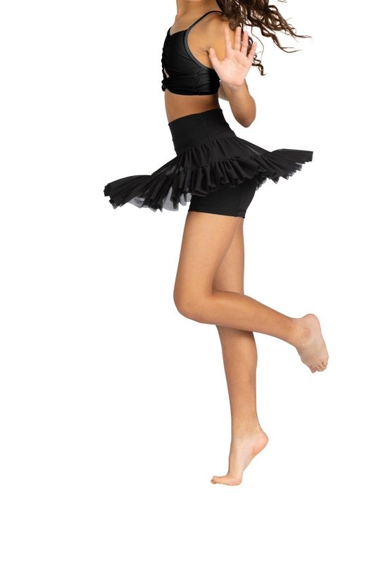 25402c Ryder Skort, Color: Black, Size: 6x-7