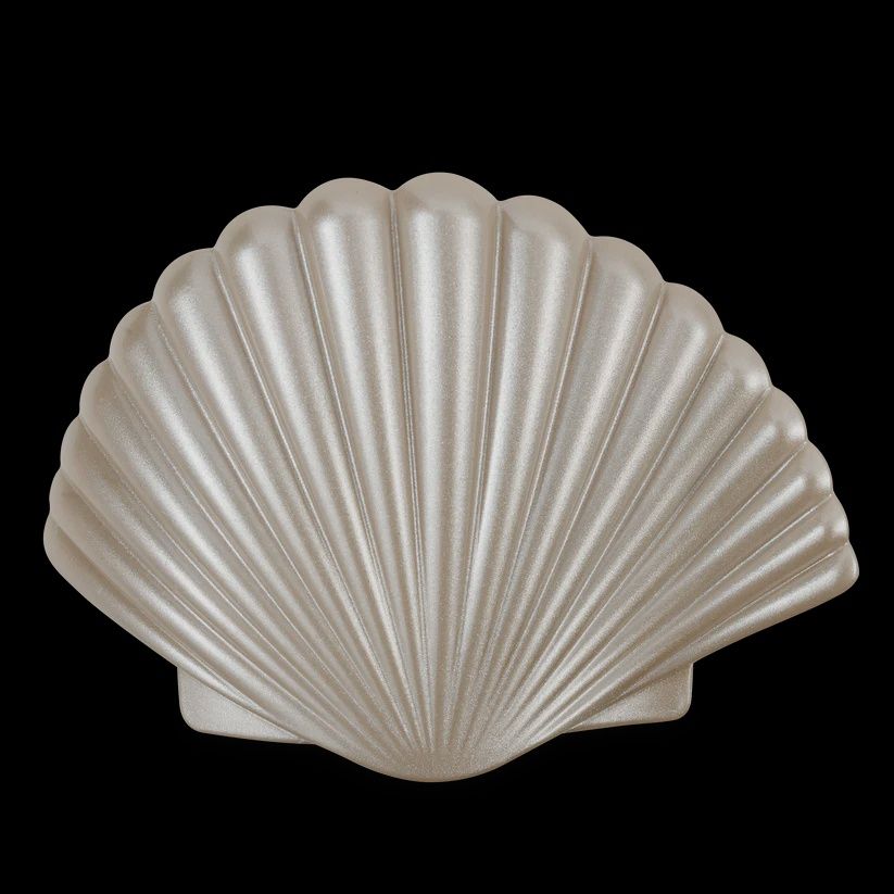 Shimmering Shell Flat Hair Clip Large
