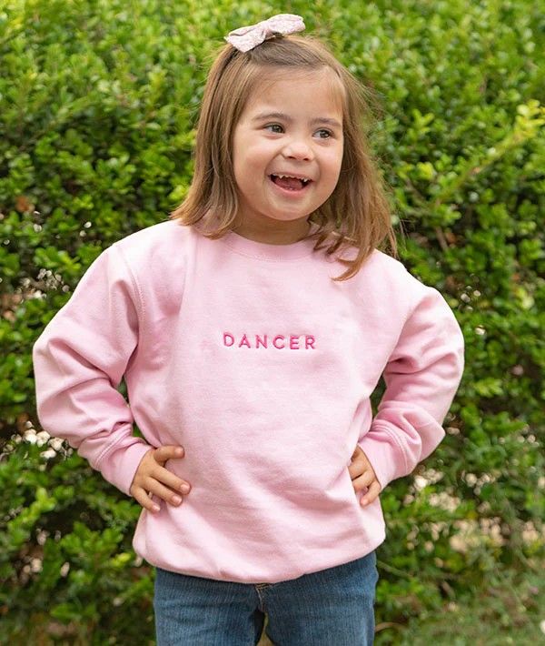 DANCER Embroidered Toddler Sweatshirt