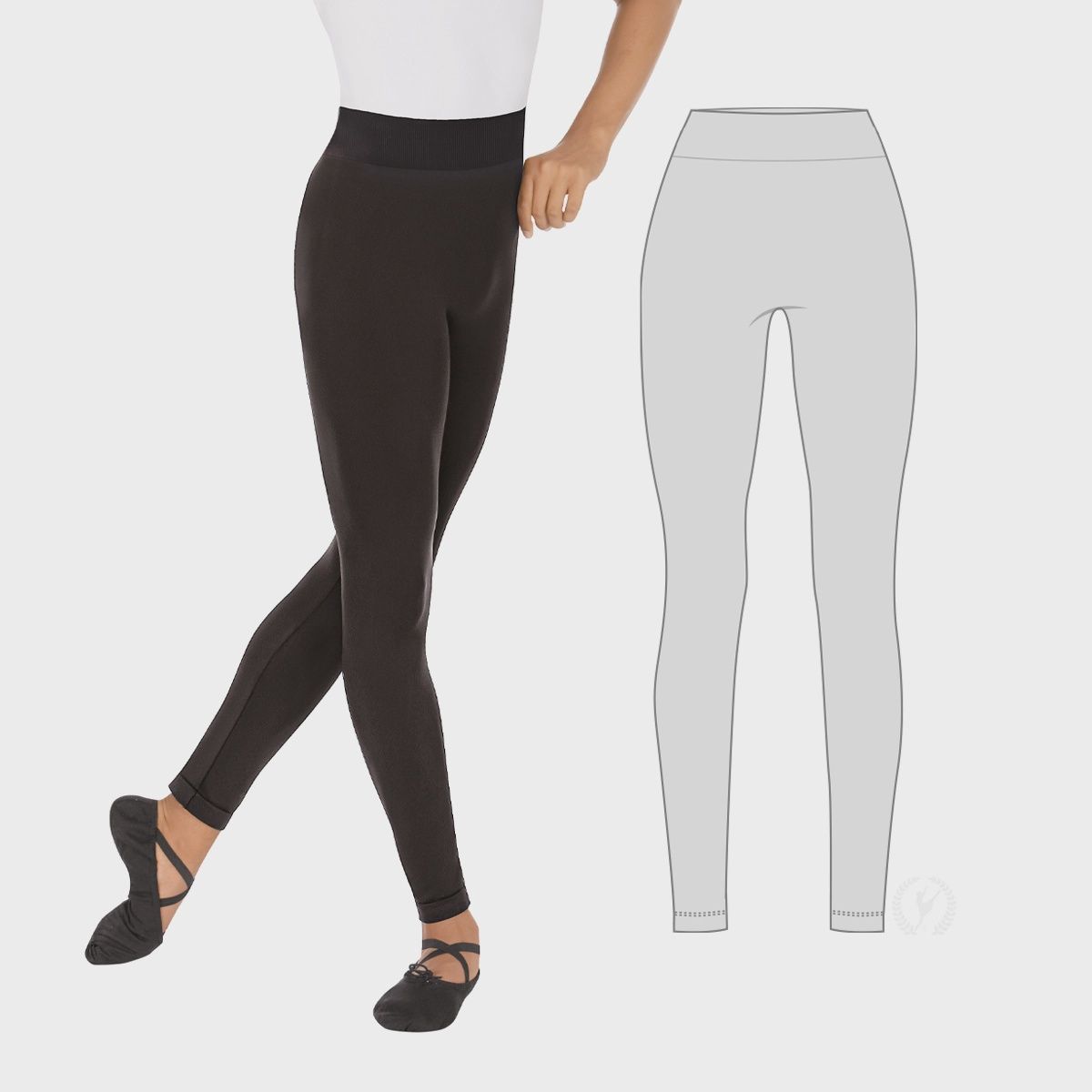 34944 Unisex Seamless Legging