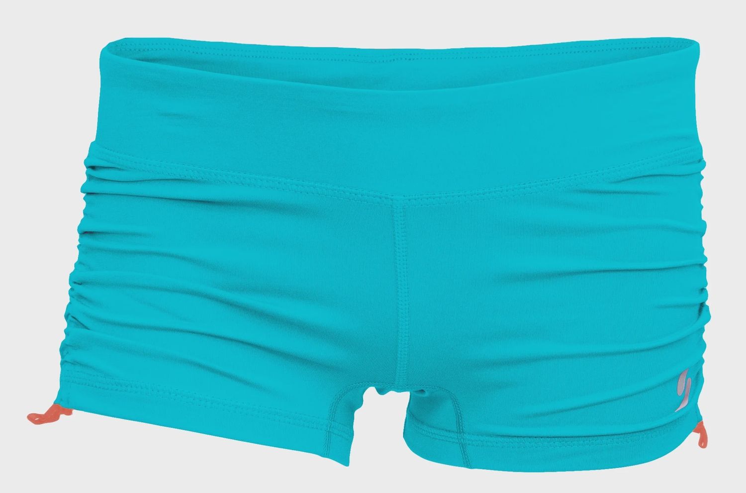 1118V Side Ruched Short