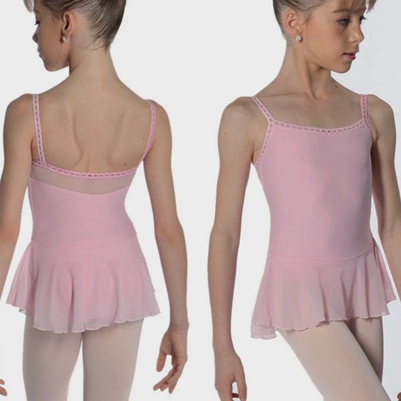 Olga Child Leotard W/Attached Skirt