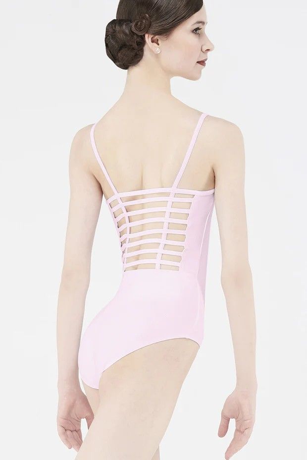 LEO009 Tamaris Child Cami Leotard, Color: PNK, Size: 8-10