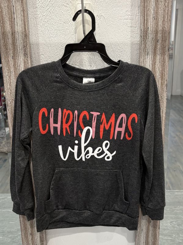 Christmas Vibes LS Shirt Child