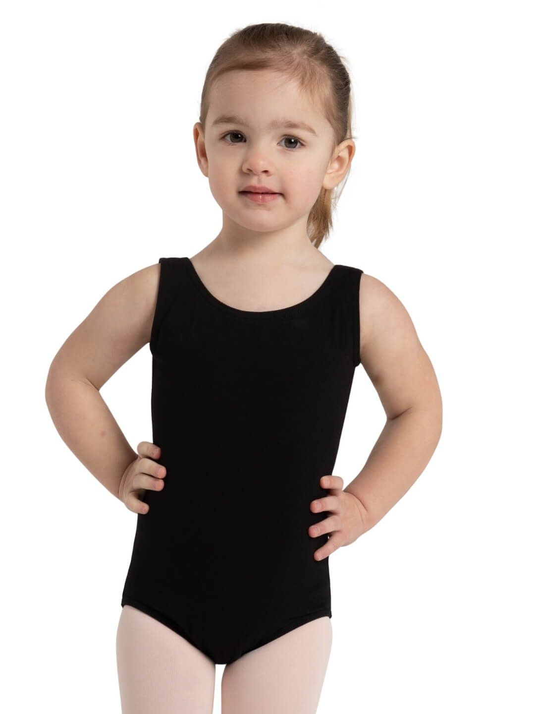 CC201C High Neck Tank Leotard, Color: Black, Size: X-Large