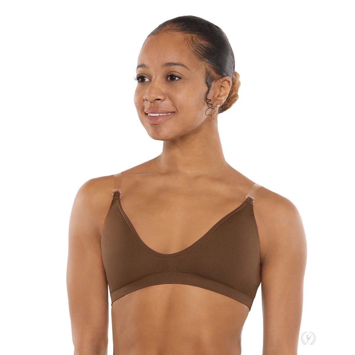 95624 Seamless Padded Bra, Color: MOCHA, Size: Small