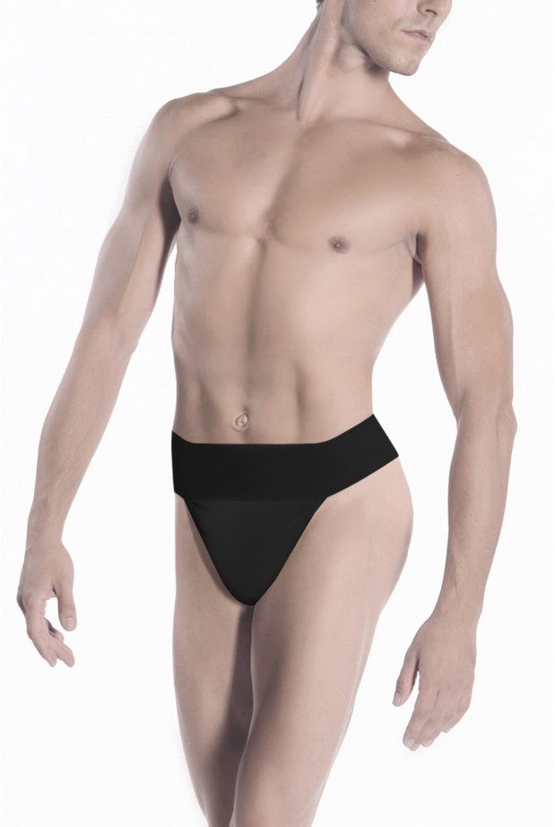 Wear Moi Thong Dance Belt Wide, Color: Black, Size: L