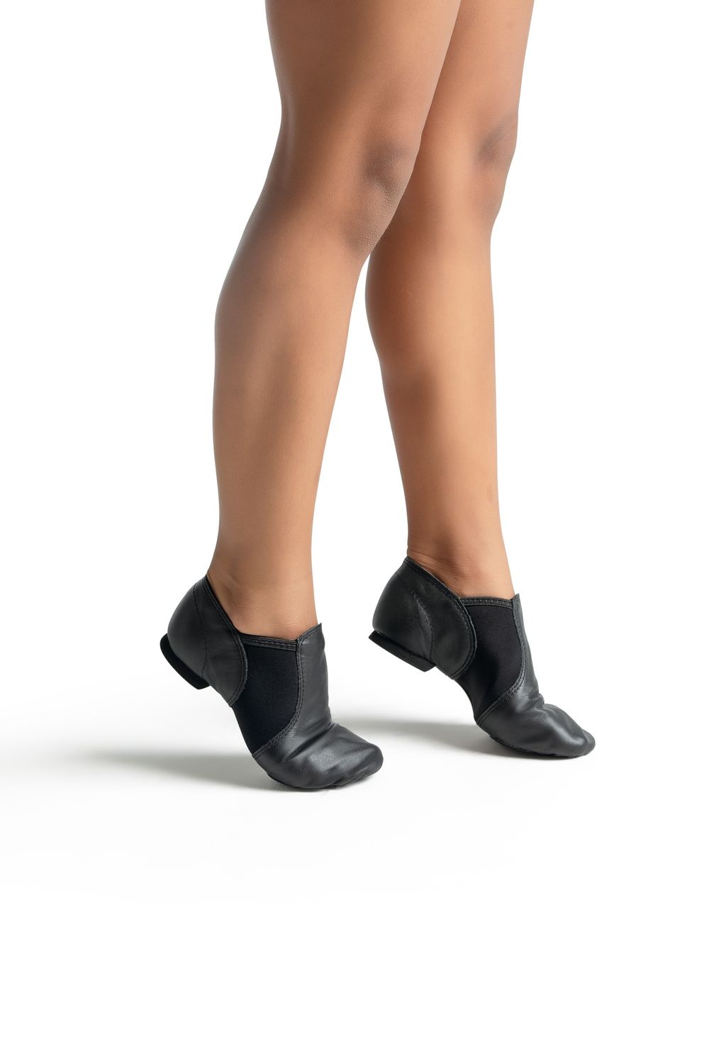 EJ2A Adult Capezio E-Series Jazz Slip On (Sizes 10.5-15), Color: BLK, Size: 12 M