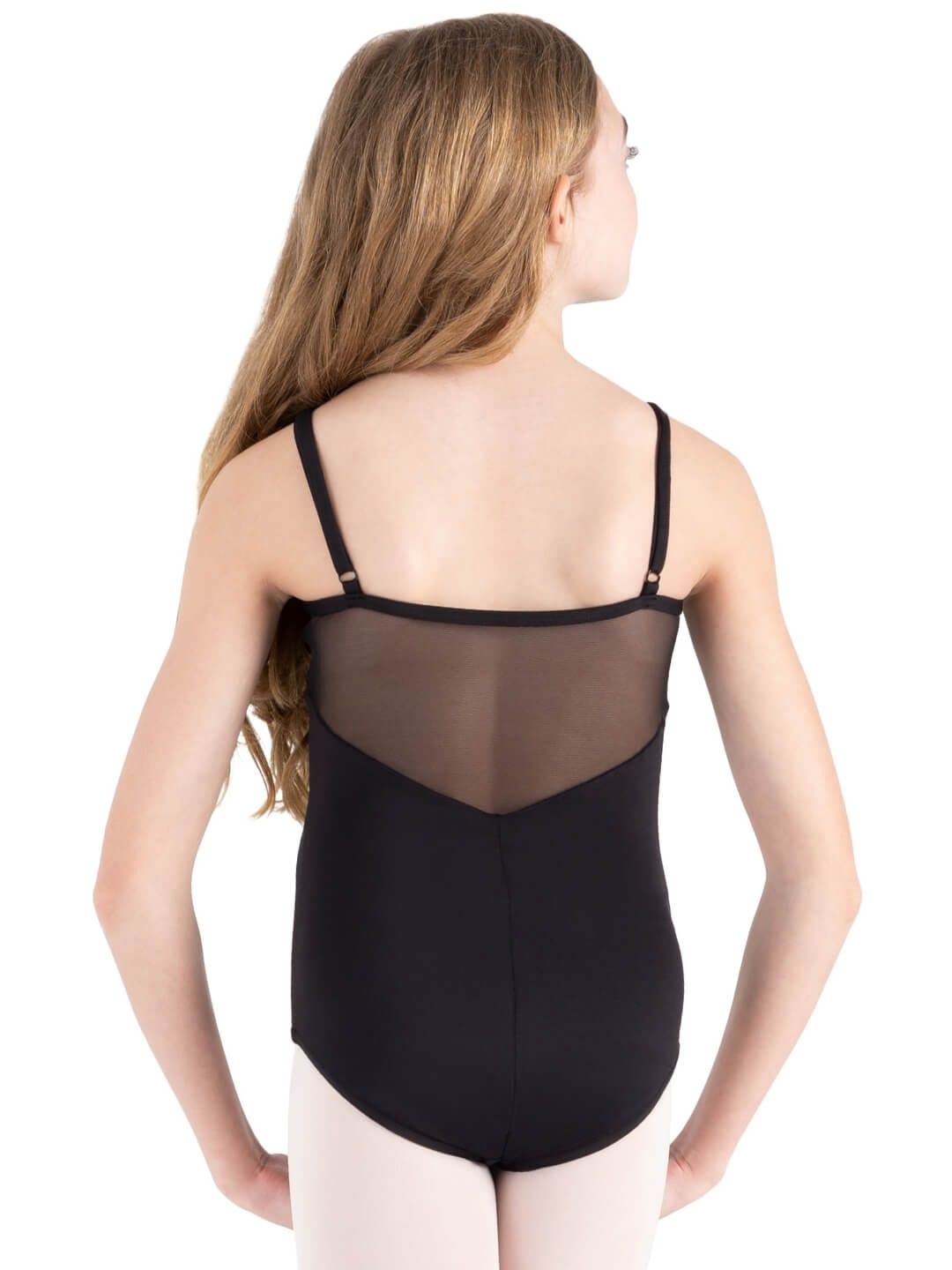 12222C Lake Cami Leotard, Color: Black, Size: Intermediate