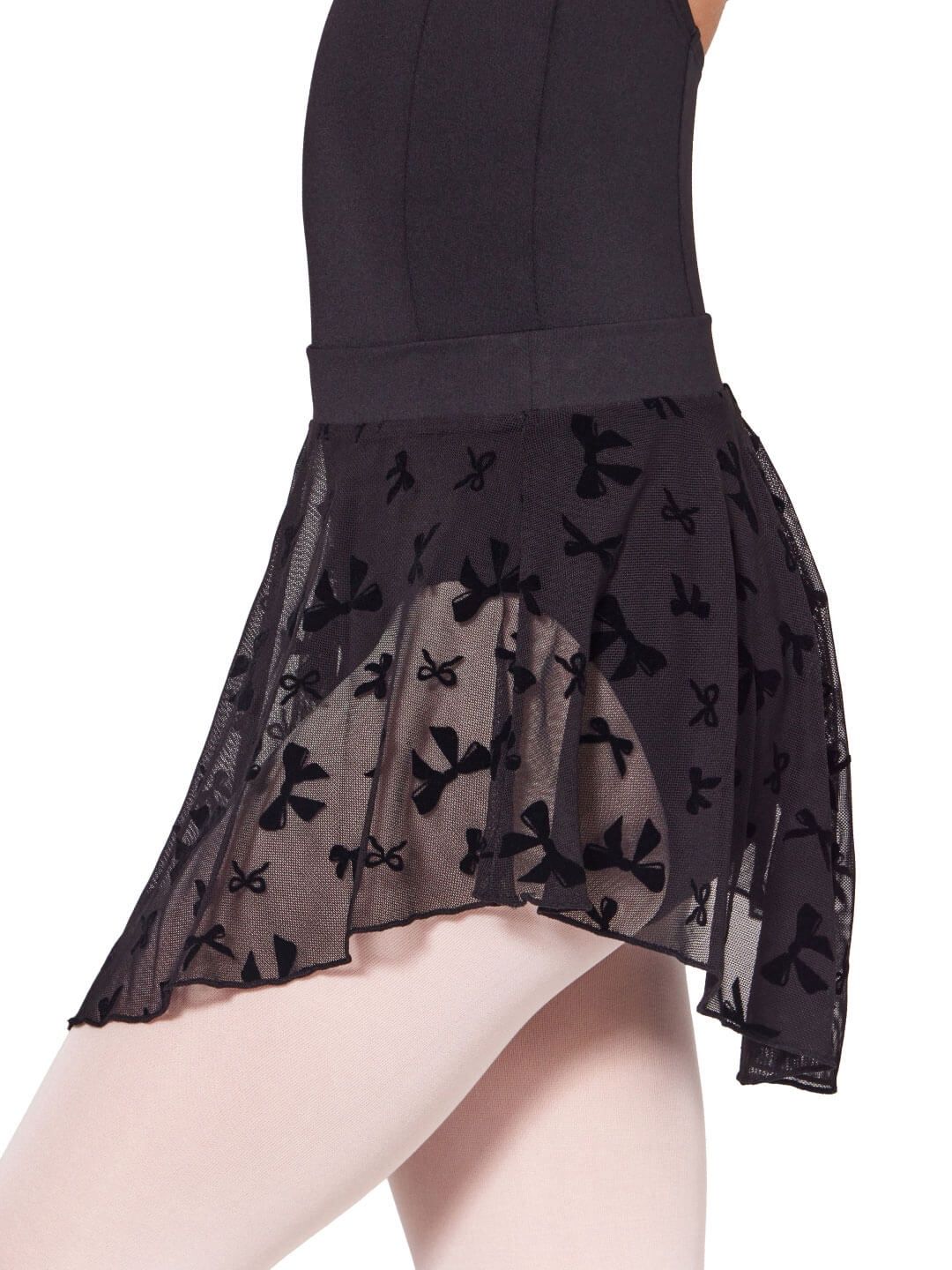 F12427C Charm Skirt, Color: Black, Size: Intermediate
