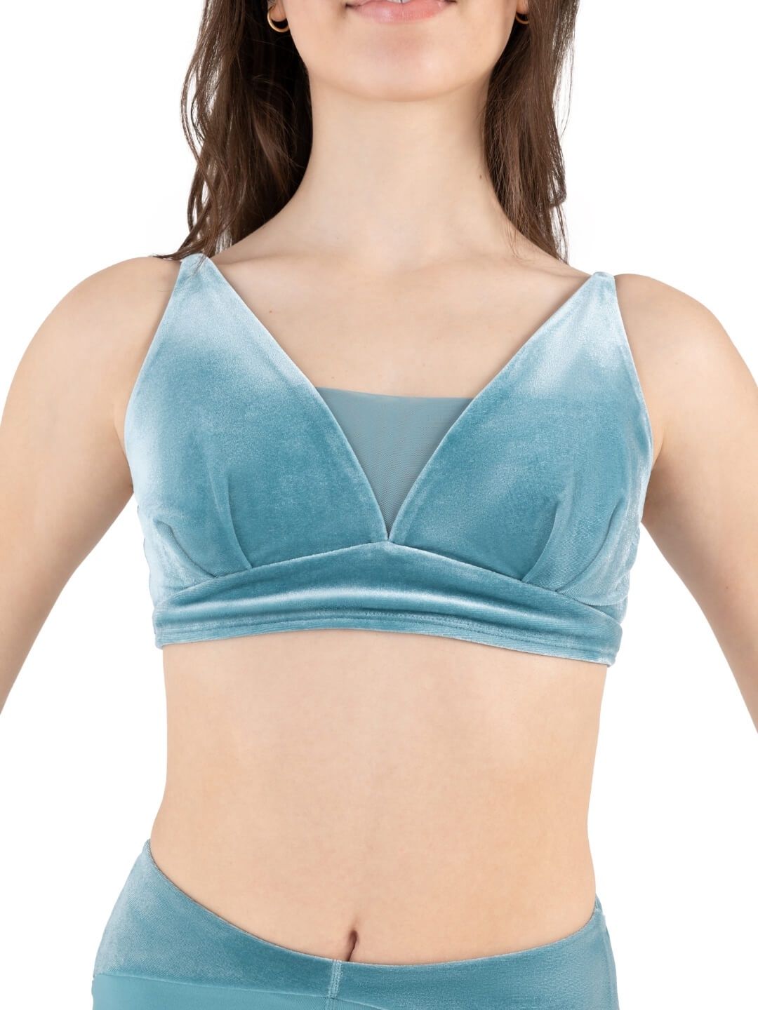 12235W Velvet Forest Viridian Bra, Color: Newport Sage, Size: Petite (X-Small)