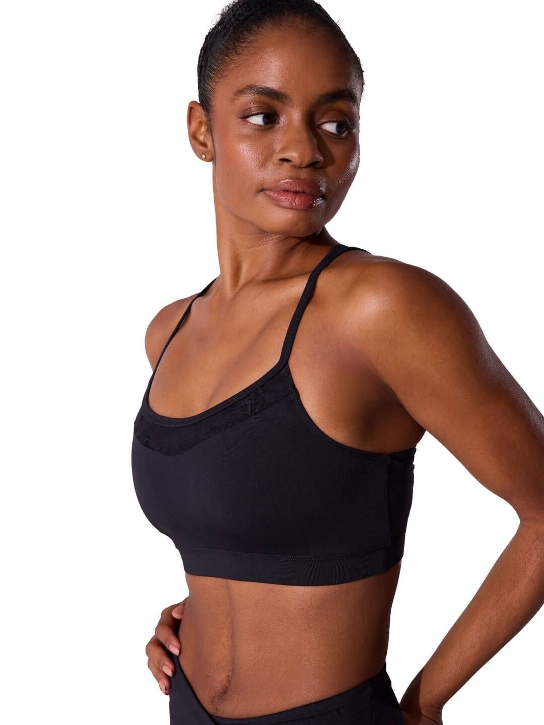 F12817W Viva Bra, Color: Black, Size: Petite (X-Small)