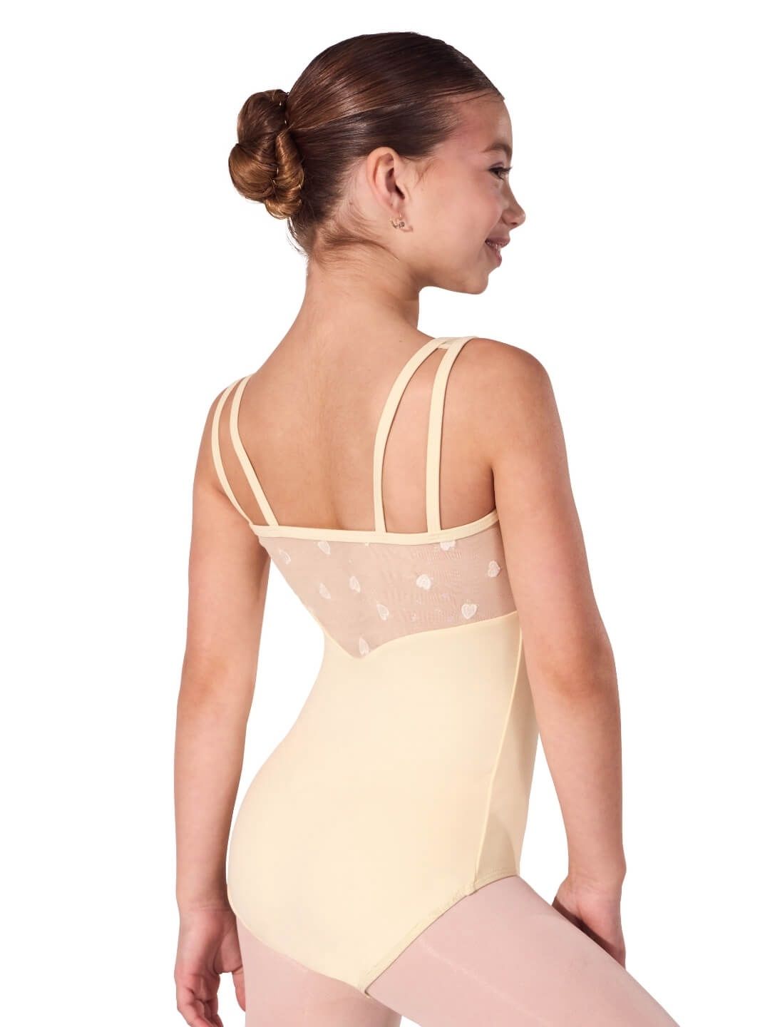 F13013C Sweet Tank Leotard, Color: Butter Yellow, Size: Toddler