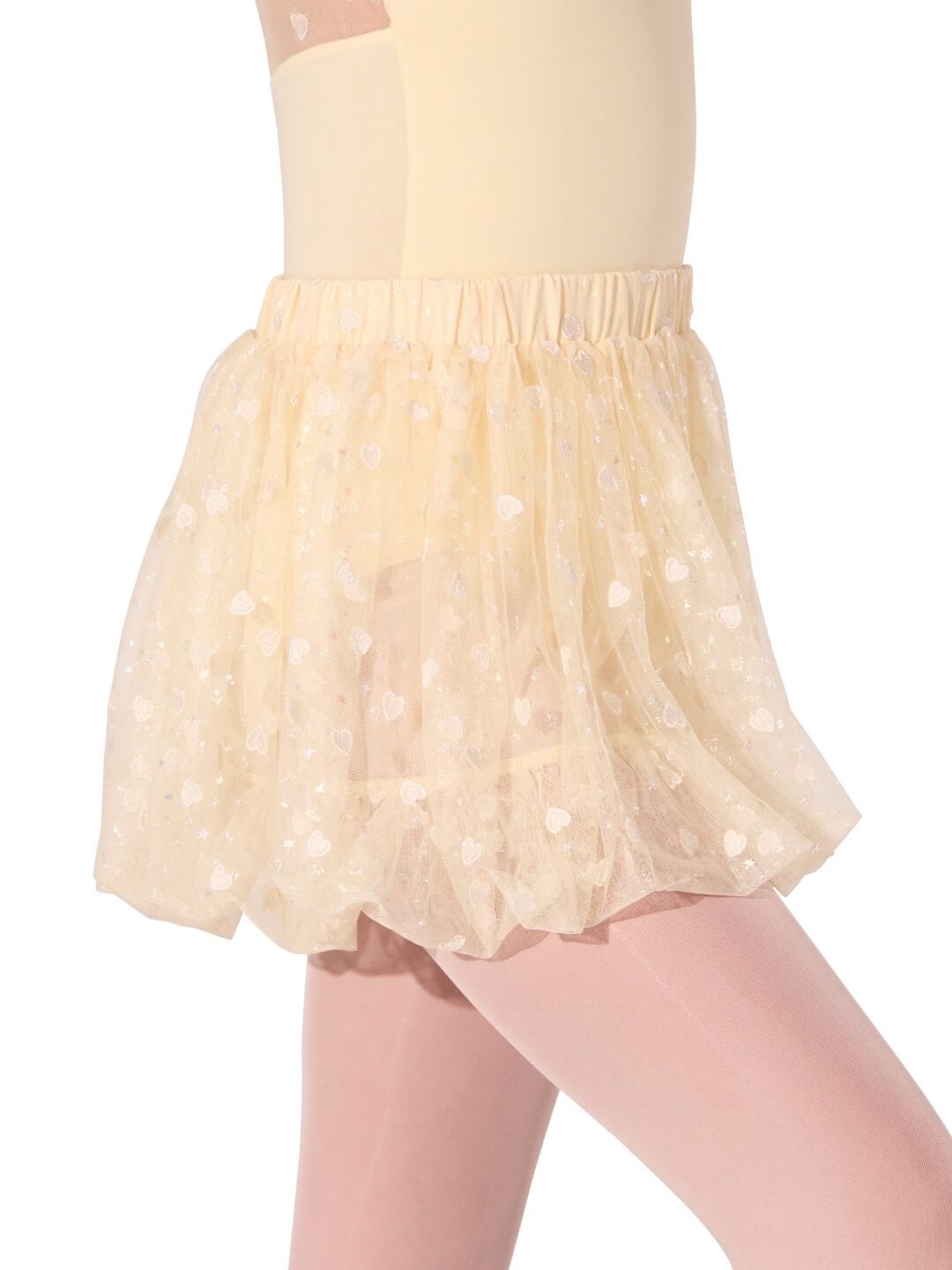 F13016C Embroidered Heart Skirt
