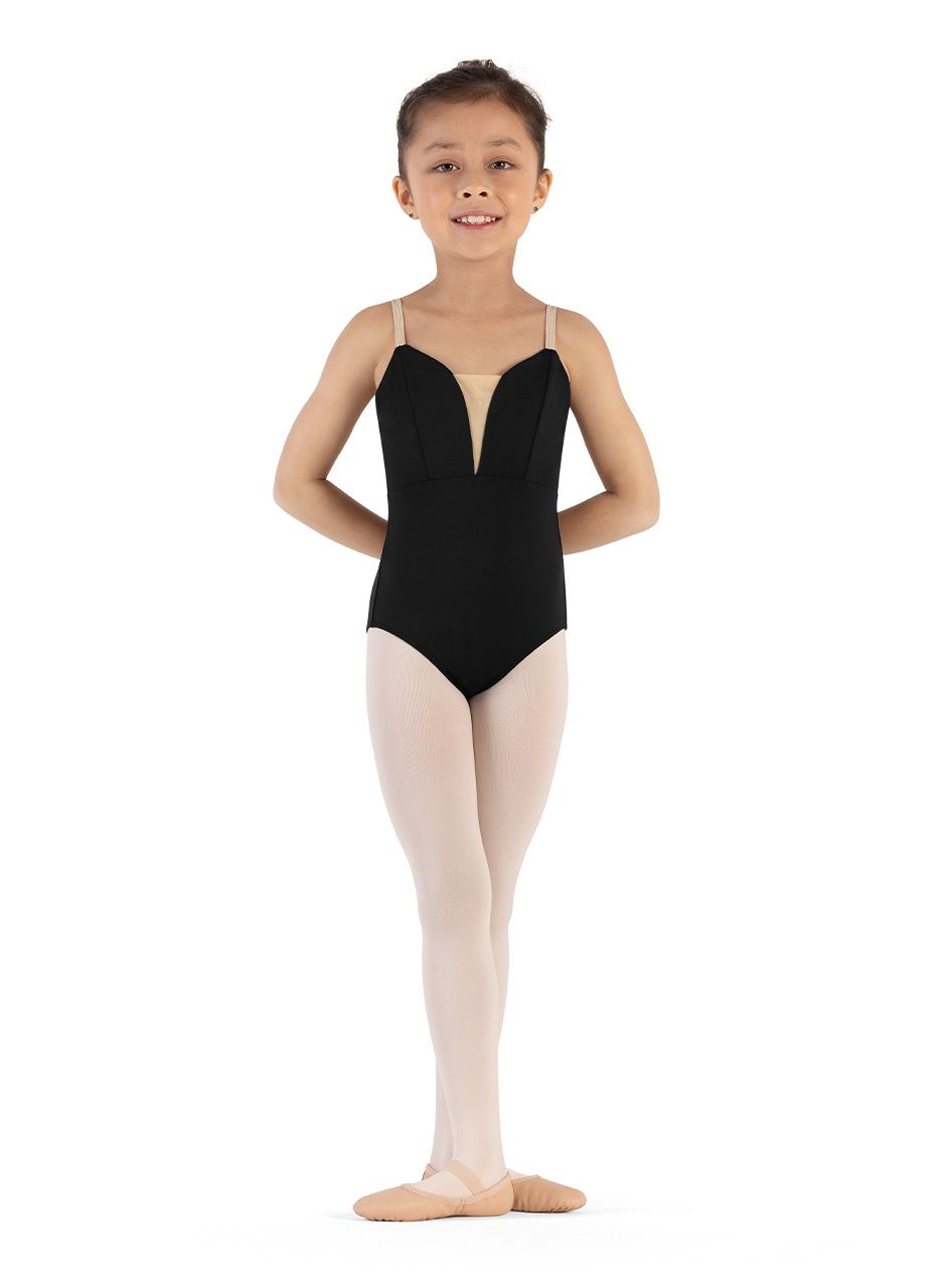CL70020 Opera Cami Leotard, Color: Black, Size: 8-10