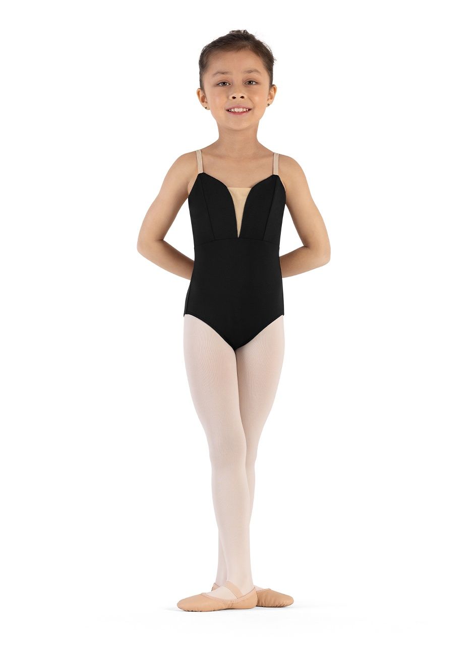 CL70020 Opera Cami Leotard, Color: Black, Size: 8-10