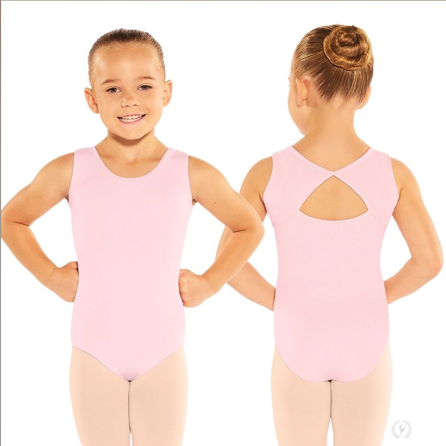 1050 Girls Cotton Lycra Triangle Back Leotard