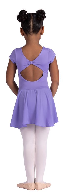26202C Cap Sleeve Ruffle Dress