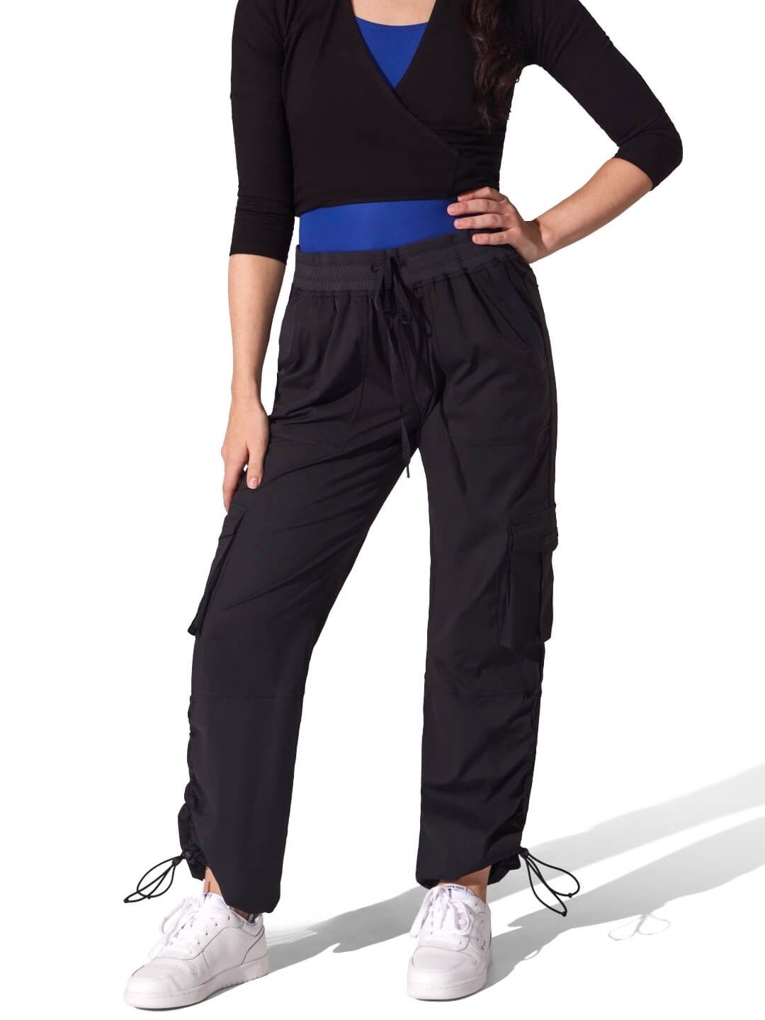 F12555 Dance Dynamics Studio Jogger, Color: Black, Size: X-Small