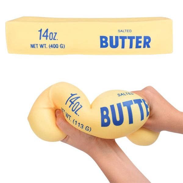 Giant Salted Butter Stick 10" Slow-Rise Squishy Fidget Toy