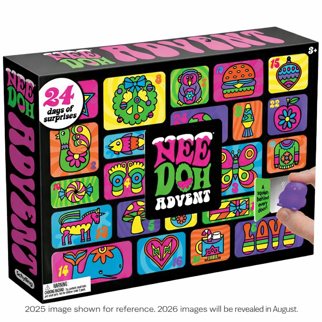 Official NeeDoh Squishmas 2026 Holiday Advent Calendar