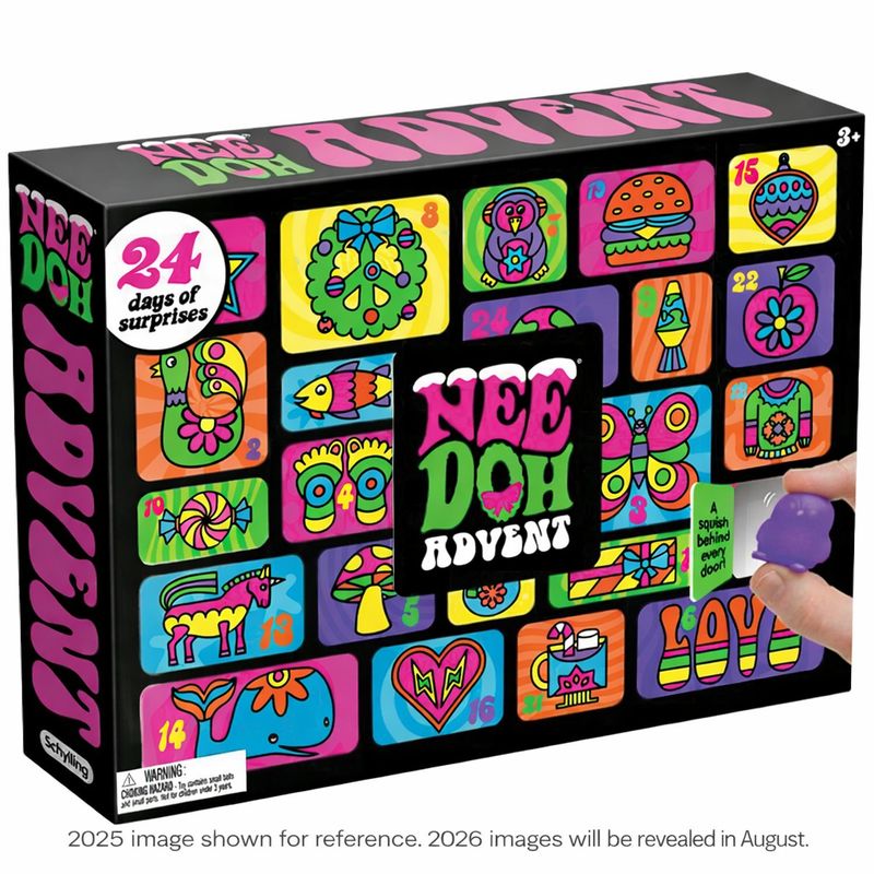 Official NeeDoh Squishmas 2026 Holiday Advent Calendar